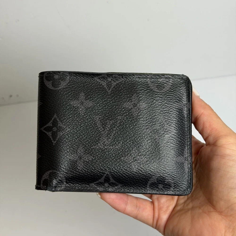 Louis Vuitton Monogram Eclipse Canvas Bifold Wallet
